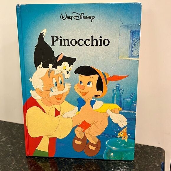 Vintage 1986 Walt Disney Pinocchio Gallery Books Hardcover Collectible - Picture 1 of 9